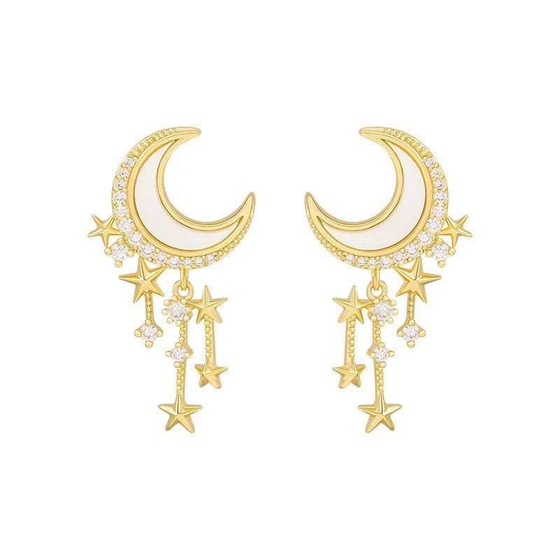 Luxurious Moonlight Earrings