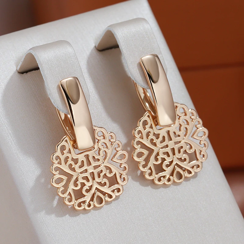 Golden Mandala Earrings